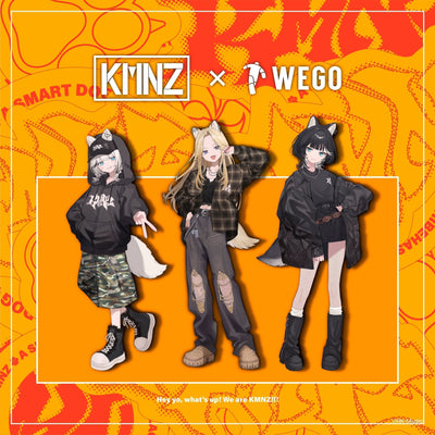 3/12(木)追記 バーチャルガールズHIPHOPユニット「KMNZ」×WEGOコラボの発売が決定!