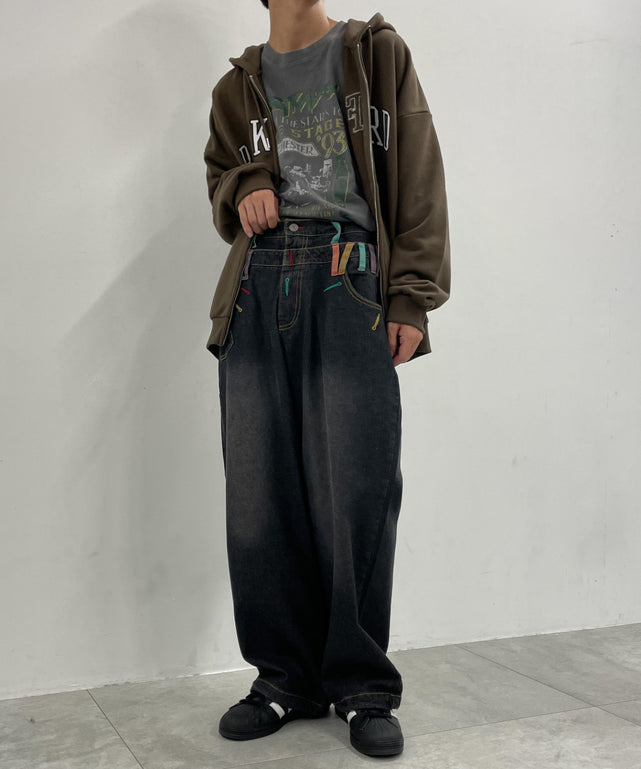 デニムブラックソノタ  モデル：175cm L着用