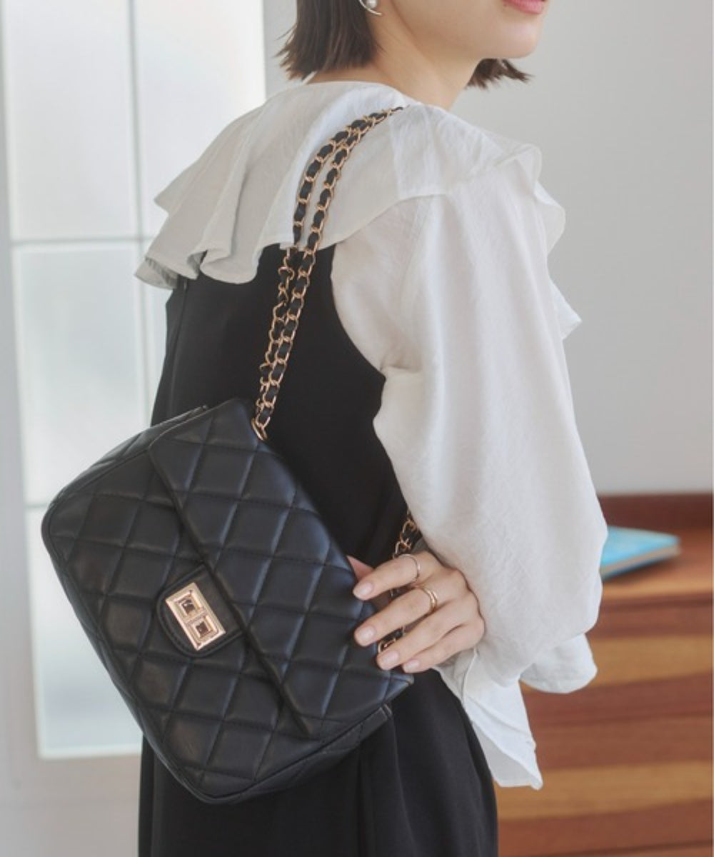 キルティングショルダーBAG