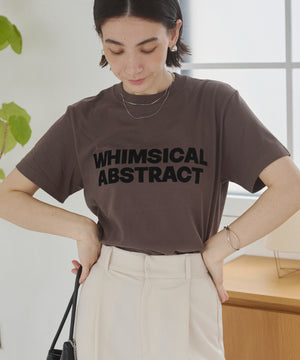 フロッキーロゴプリントTシャツ