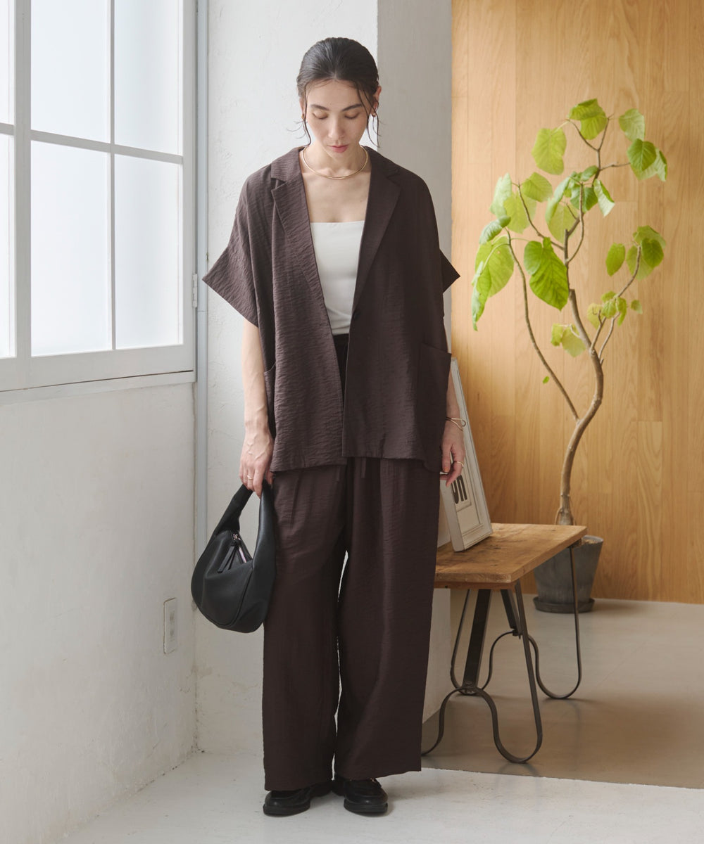 model:168cm ブラウン