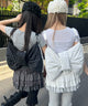 3WAYリボンパファーバッグ【新色登場！】/ブラック