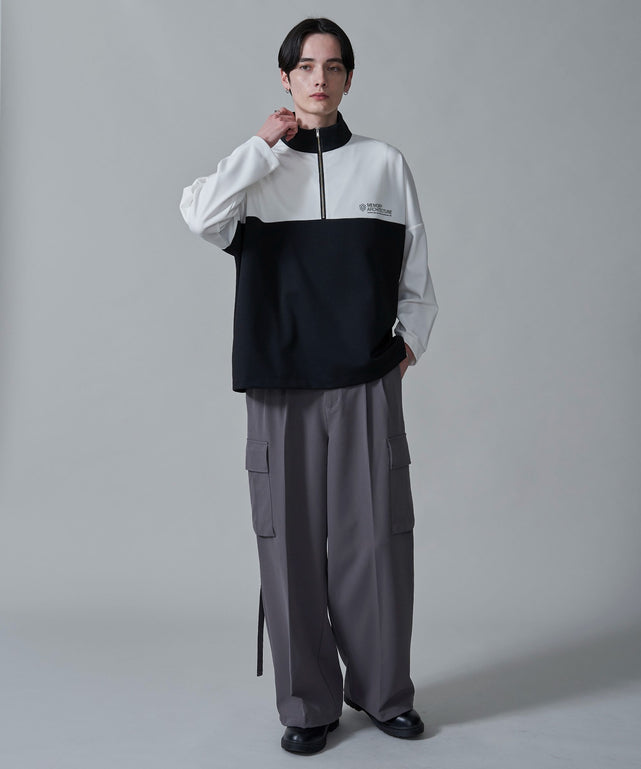 ホワイト　モデル：180㎝　L着用