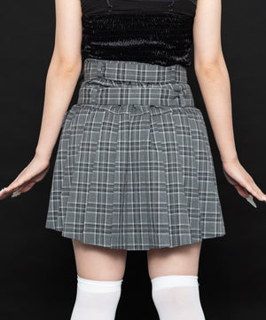 ブラックチェック モデル:150cm F着用