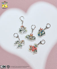 パワーパフ ガールズアクリルキーホルダー