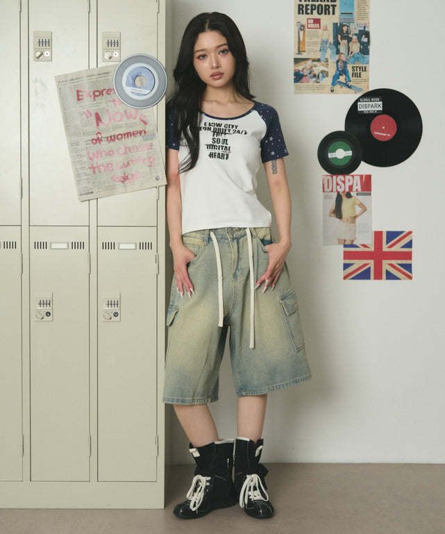 デニム淡 モデル：163cm S着用