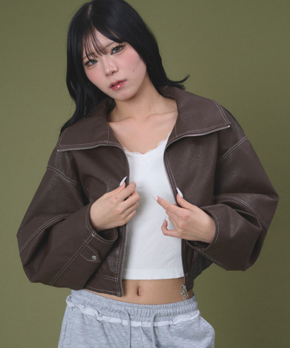 ブラウン モデル：160cm F着用