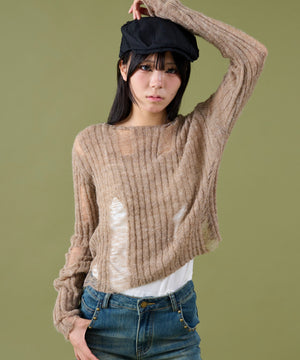 ベージュ モデル：160cm F着用