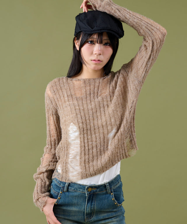 ベージュ モデル：160cm F着用