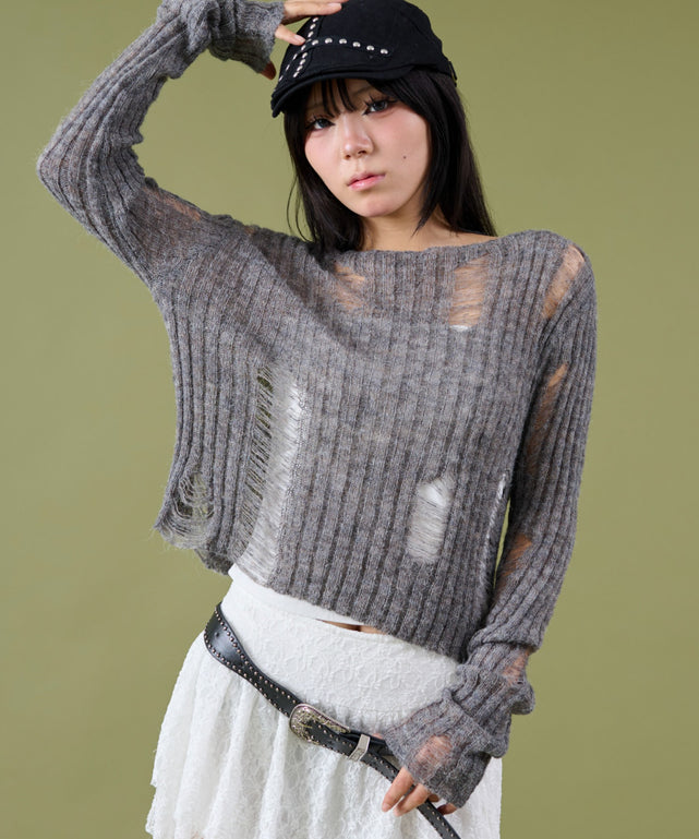 グレー モデル：160cm F着用