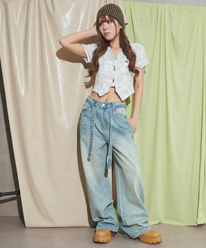 ホワイト モデル：160cm F着用