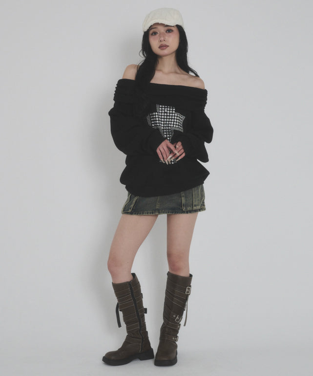 デニム モデル：163cm S着用