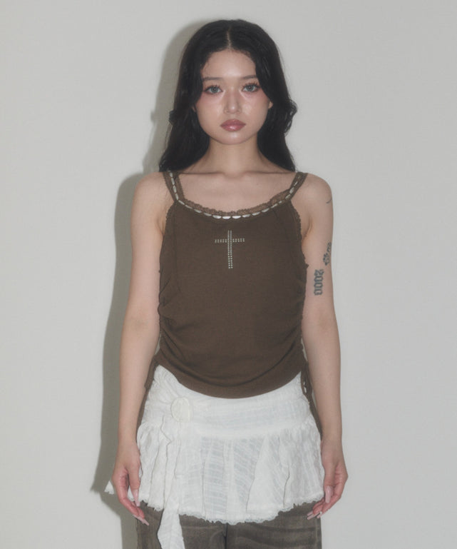 ブラウン モデル：163cm F着用