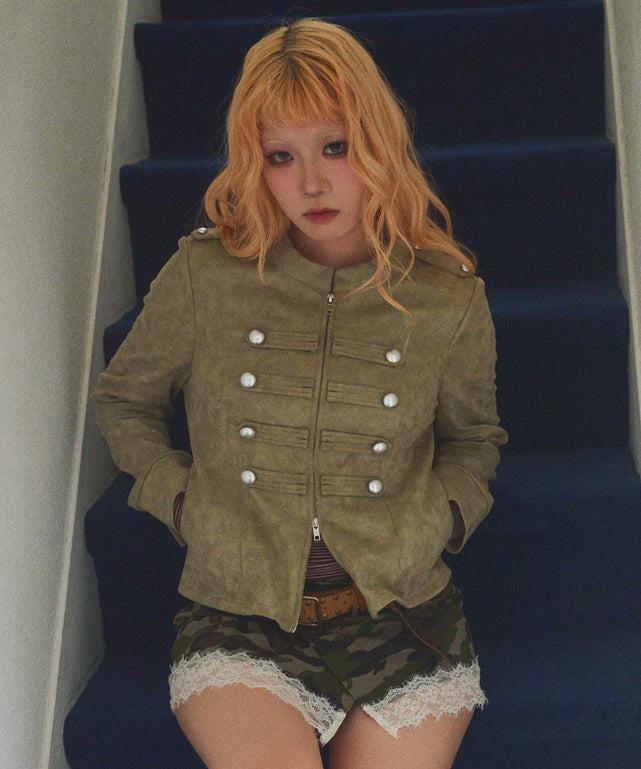 カーキ モデル：154cm F着用