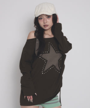 ブラウン モデル：163cm F着用