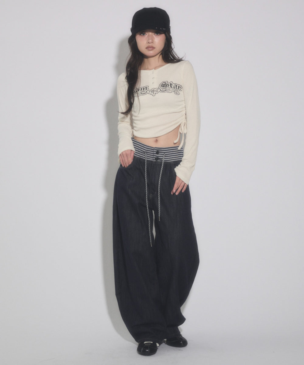 ホワイトアイボリー モデル：163cm F着用