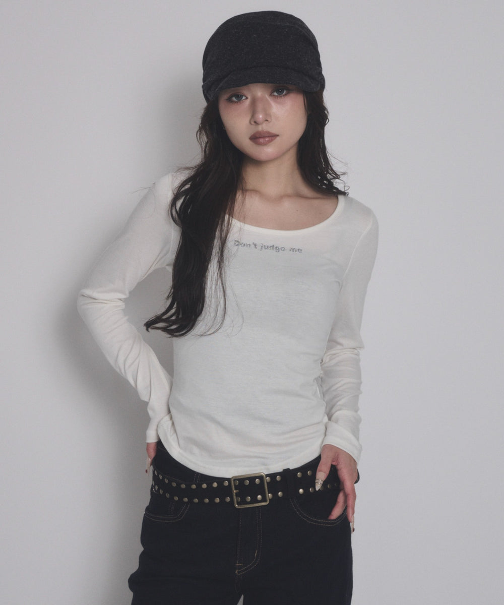 ホワイト モデル：163cm F着用