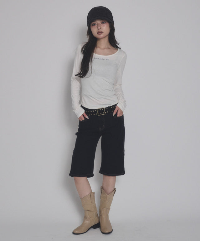 ホワイト モデル：163cm F着用