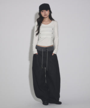 ホワイト モデル：163cm F着用