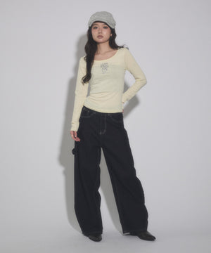 デニムインディゴ モデル：163cm S着用