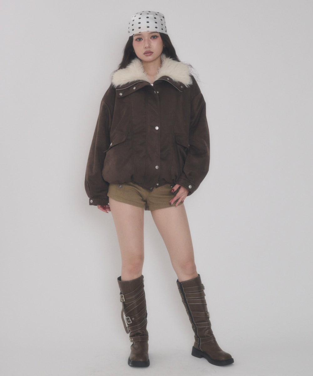 ブラウン モデル：163cm F着用