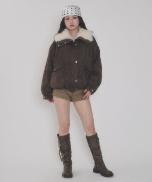 ブラウン モデル：163cm F着用
