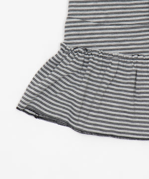 ボーダーティアードミニスカパン