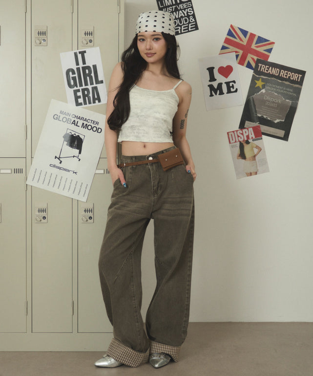 ホワイト モデル：163cm F着用