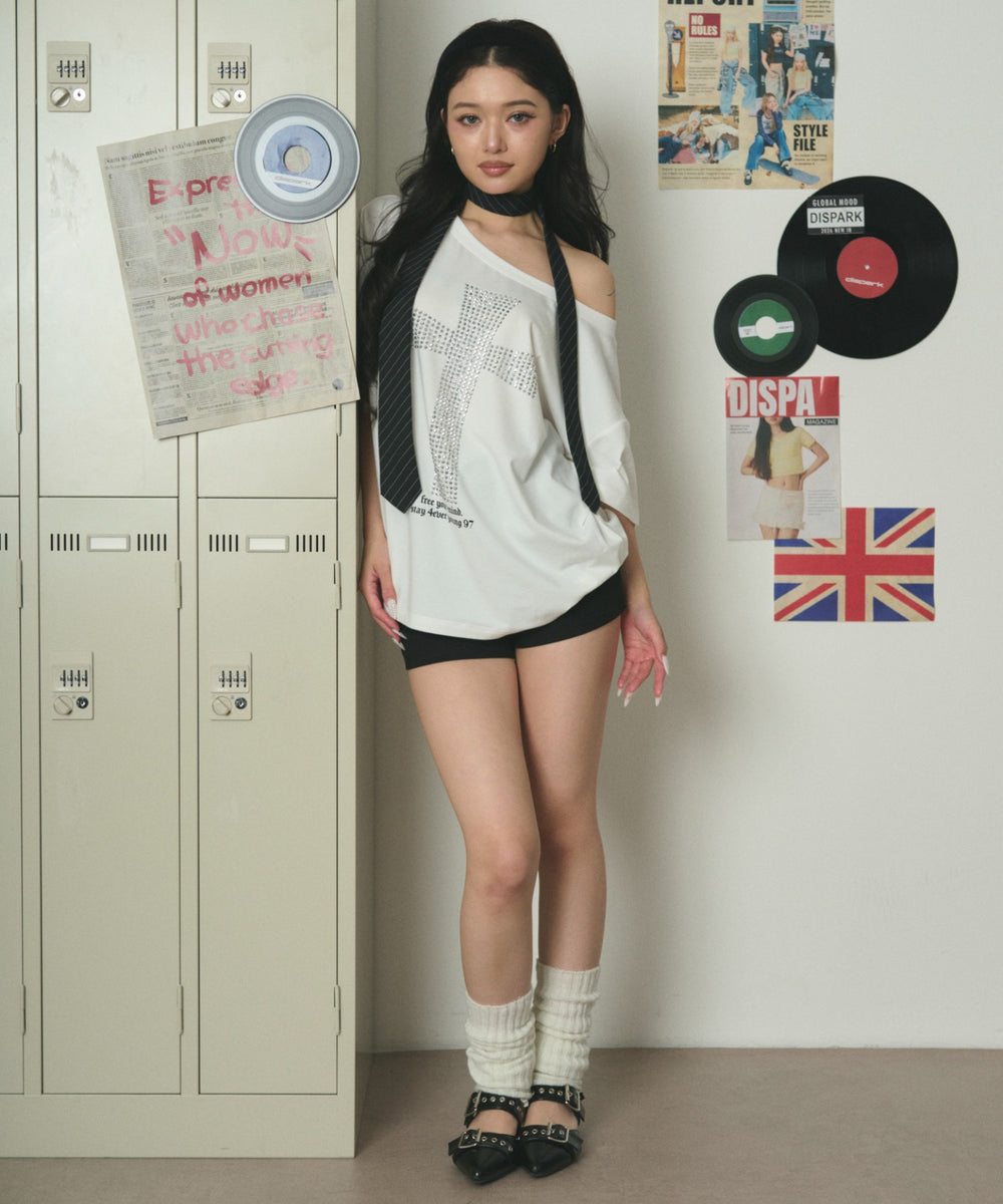 ホワイト モデル：163cm F着用
