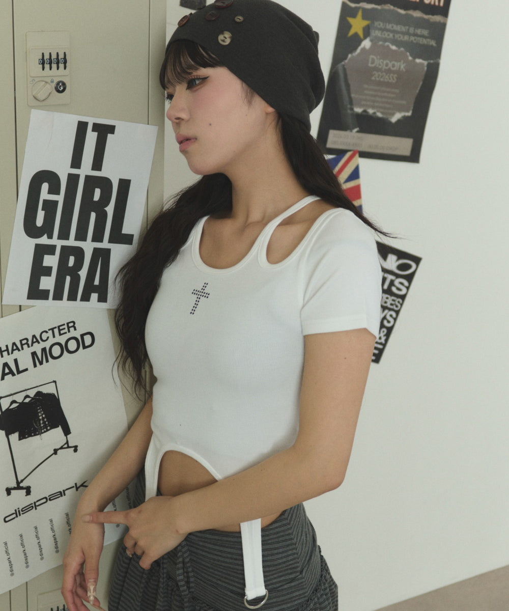 ホワイト モデル：160cm F着用