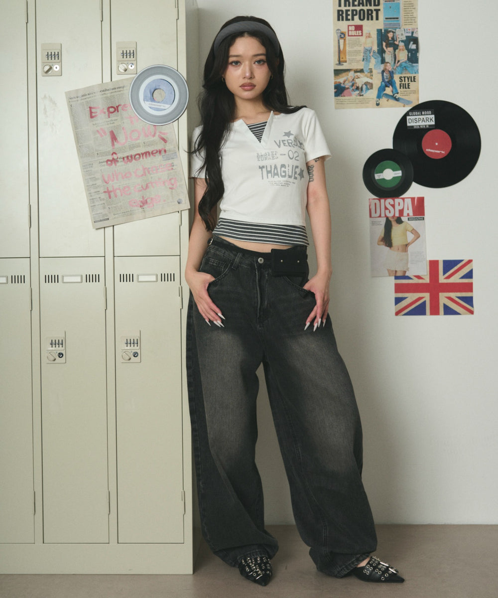 ホワイト モデル：163cm F着用