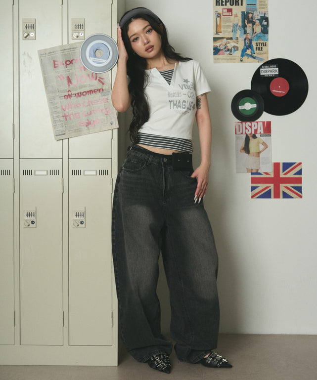 ホワイト モデル：163cm F着用