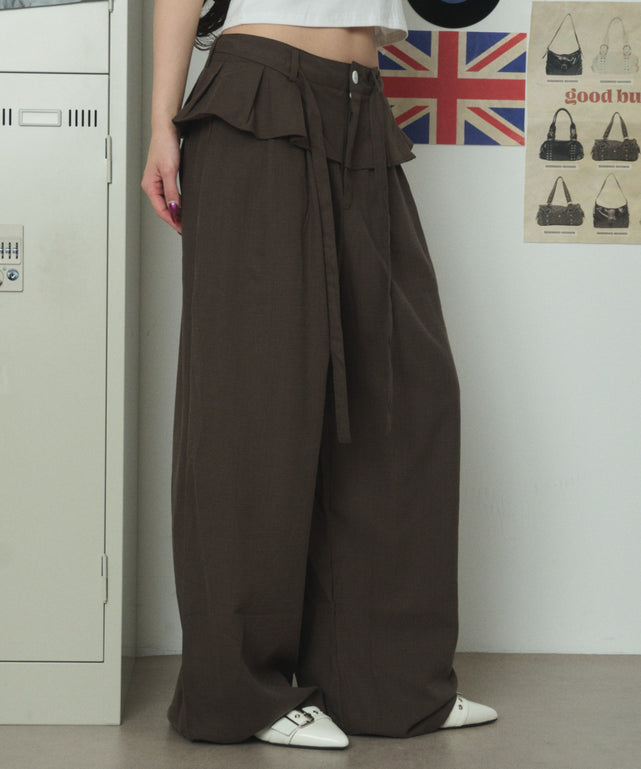 ブラウン モデル：163cm F着用