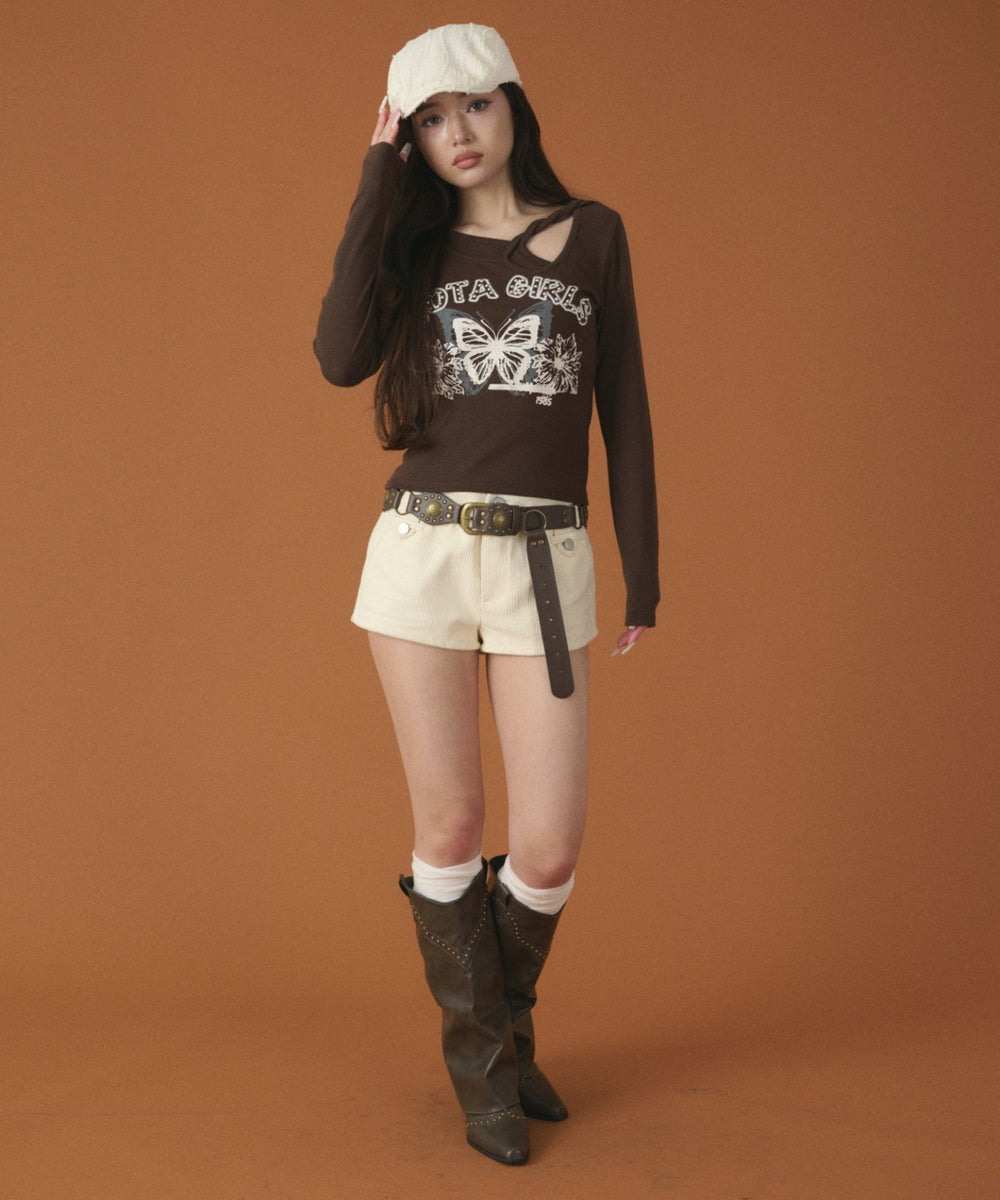 ホワイトアイボリー モデル：163cm F着用