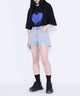 デニム淡色 モデル：161cm S着用