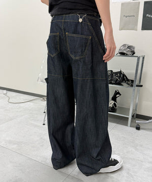 デニムインディゴ モデル:176cm L着用