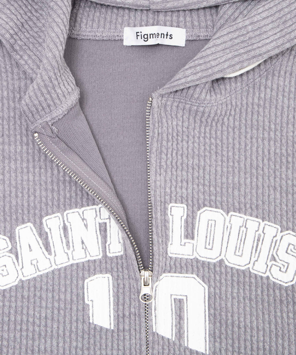 SAINT LOUISニットZIPパーカー