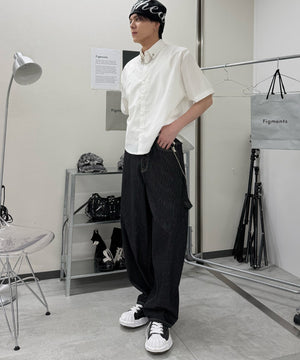 デニムインディゴ モデル:176cm L着用