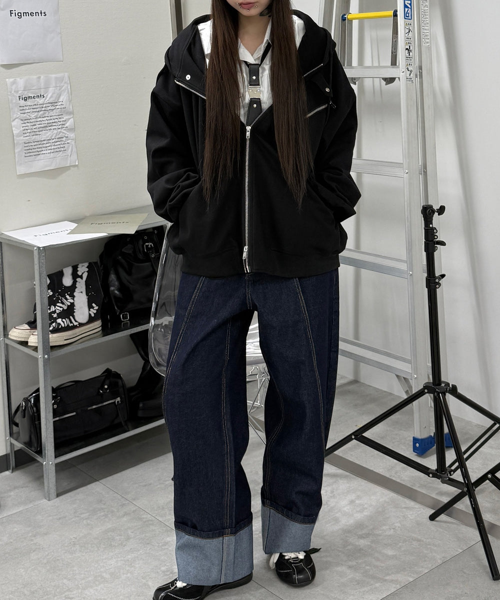 ブラック 　モデル：159cm F着用
