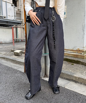 ネイビー モデル：159cm L着用