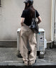 ベージュ モデル：159cm S着用