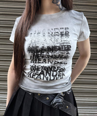 MEANDERフェードTシャツ