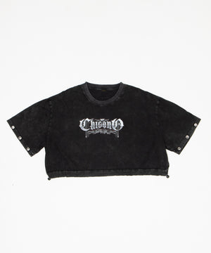 アイレットスリーブピグメントTシャツ