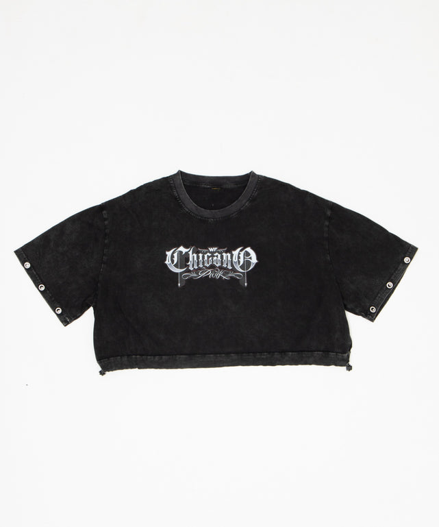 アイレットスリーブピグメントTシャツ