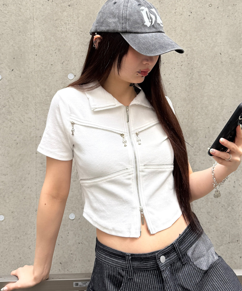 ホワイト モデル：159cm F着用