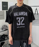 ラグランZIPロゴビッグTシャツ/柄2 モデル:176cm F着用