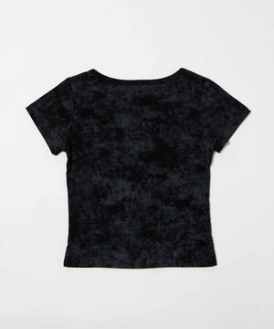 ゴシックアイコンレースアップTシャツ