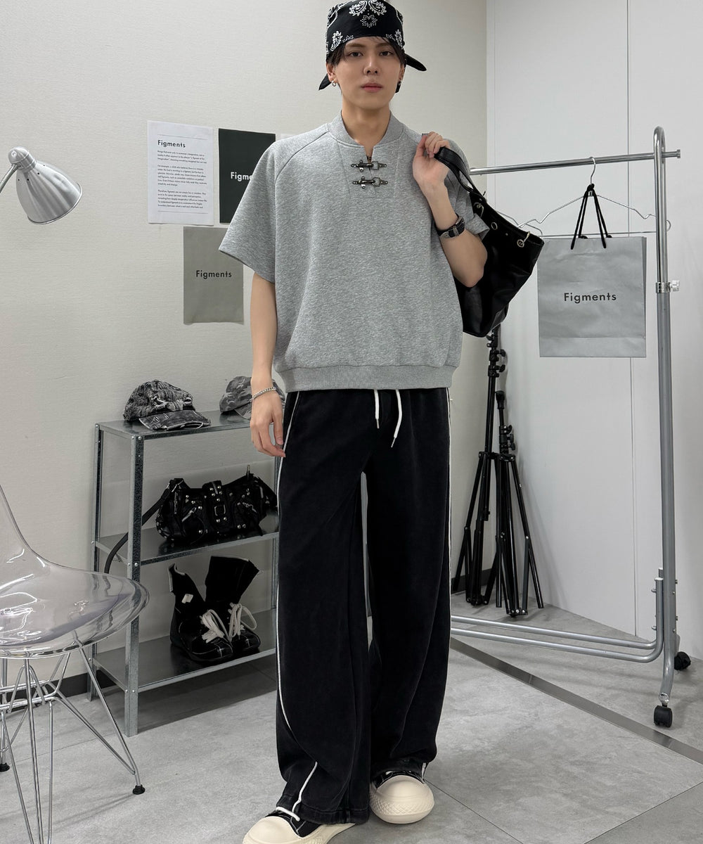杢グレー モデル:176cm F着用