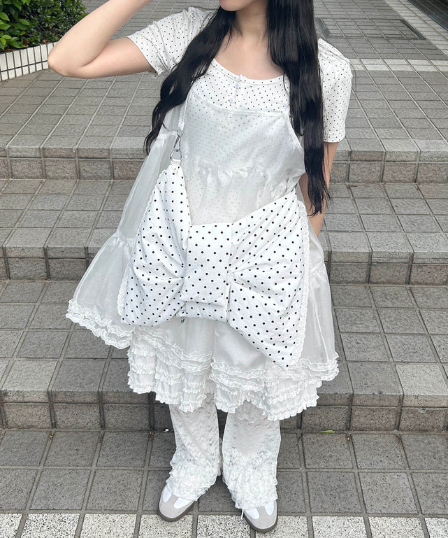 3WAYリボンパファーバッグ【新色登場！】