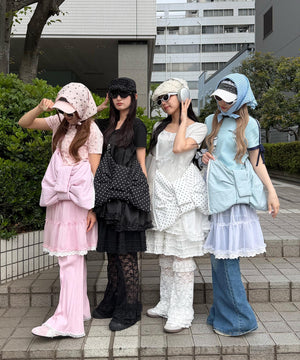3WAYリボンパファーバッグ【新色登場！】